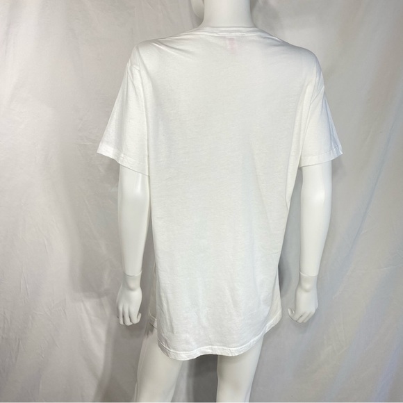 A Souvenir Tower of the Americas San Antonio Skyline V-Neck White Tee - Picture 4 of 8